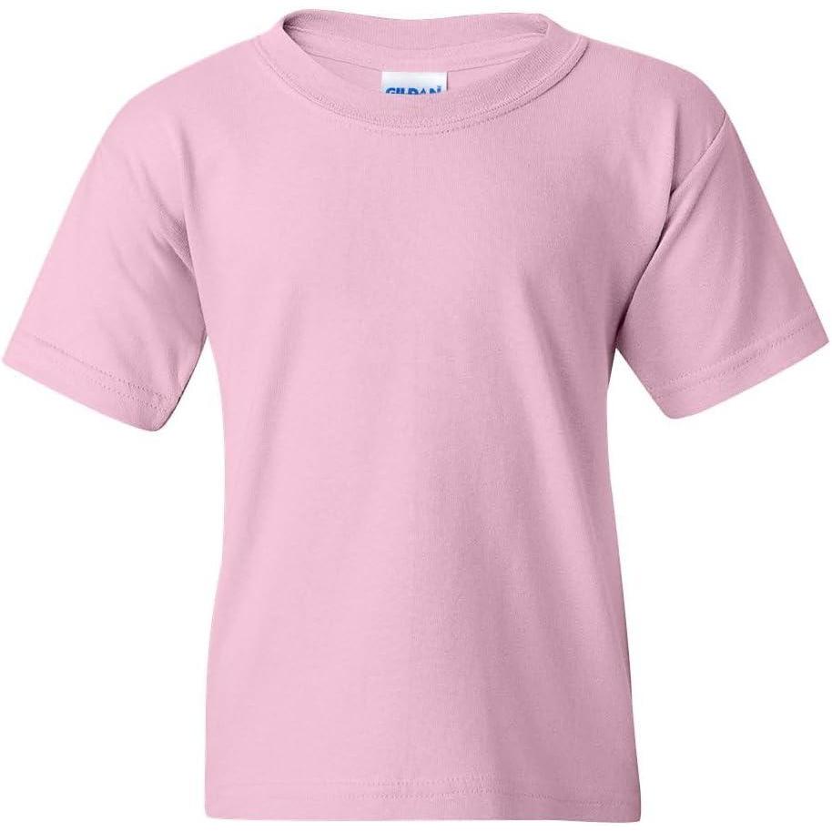 imageGildan Youth Heavy Cotton TShirt Style G5000B 2PackLight Pink