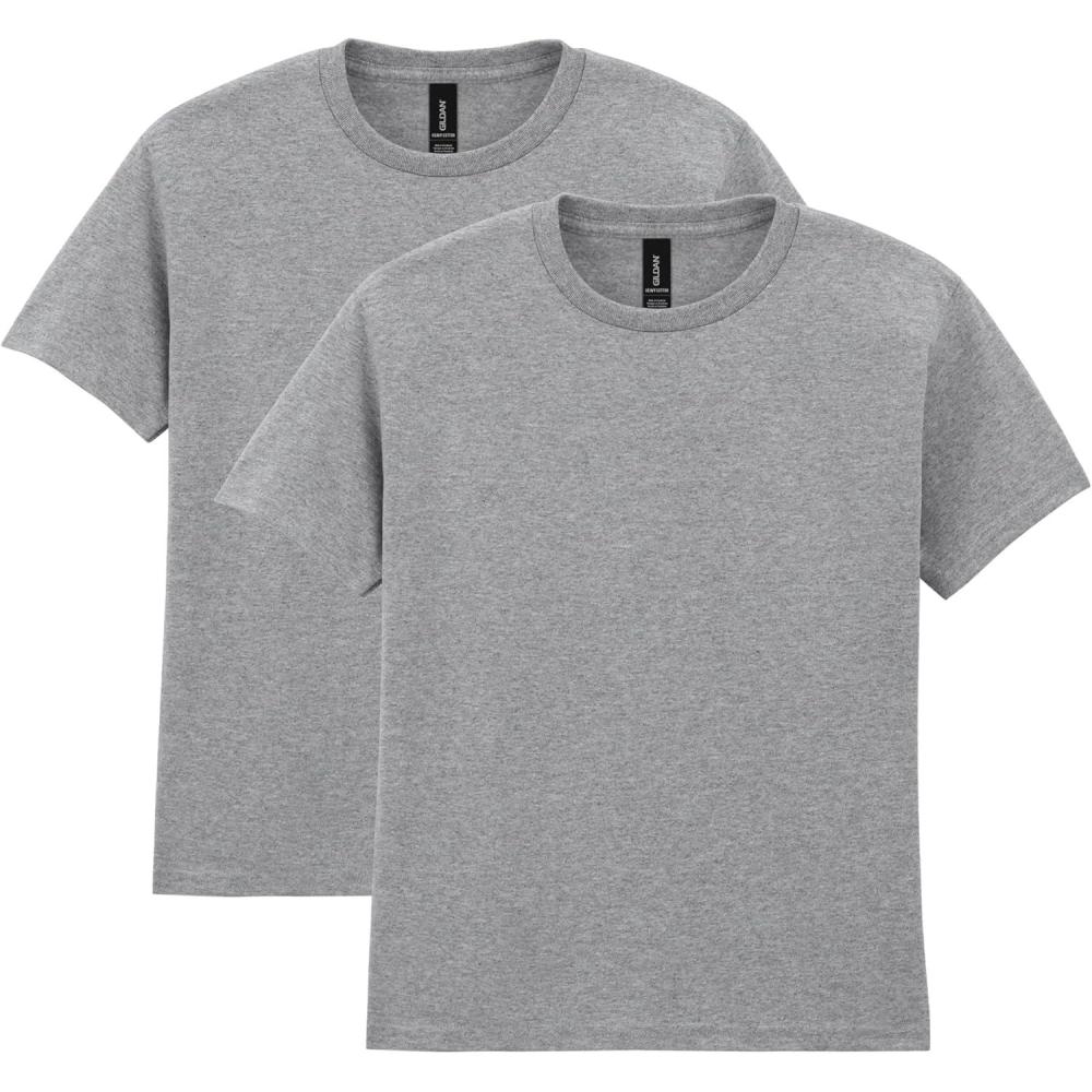 imageGildan Youth Heavy Cotton TShirt Style G5000B 2PackSport Grey