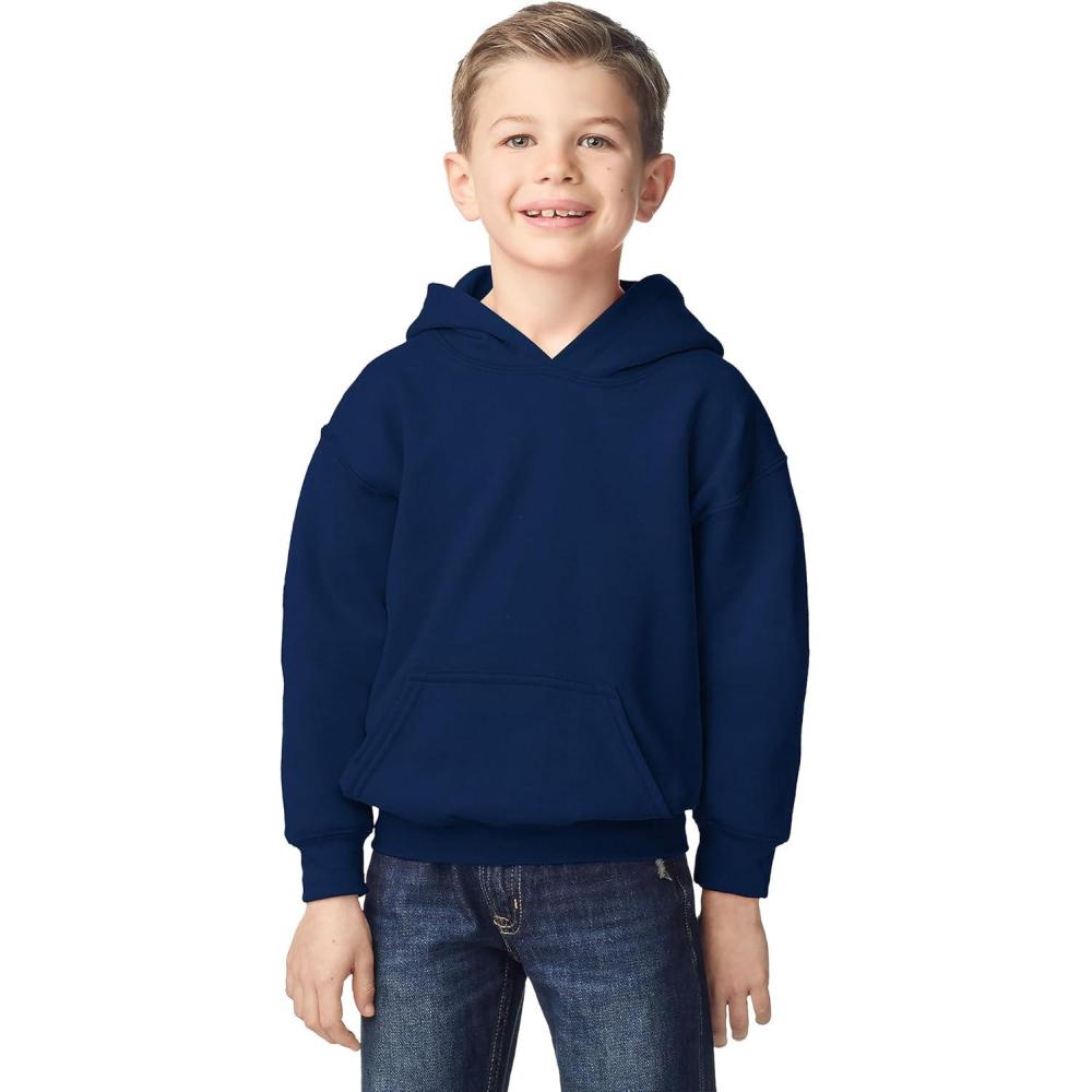 imageGildan Youth Hoodie Sweatshirt Style G18500BNavy