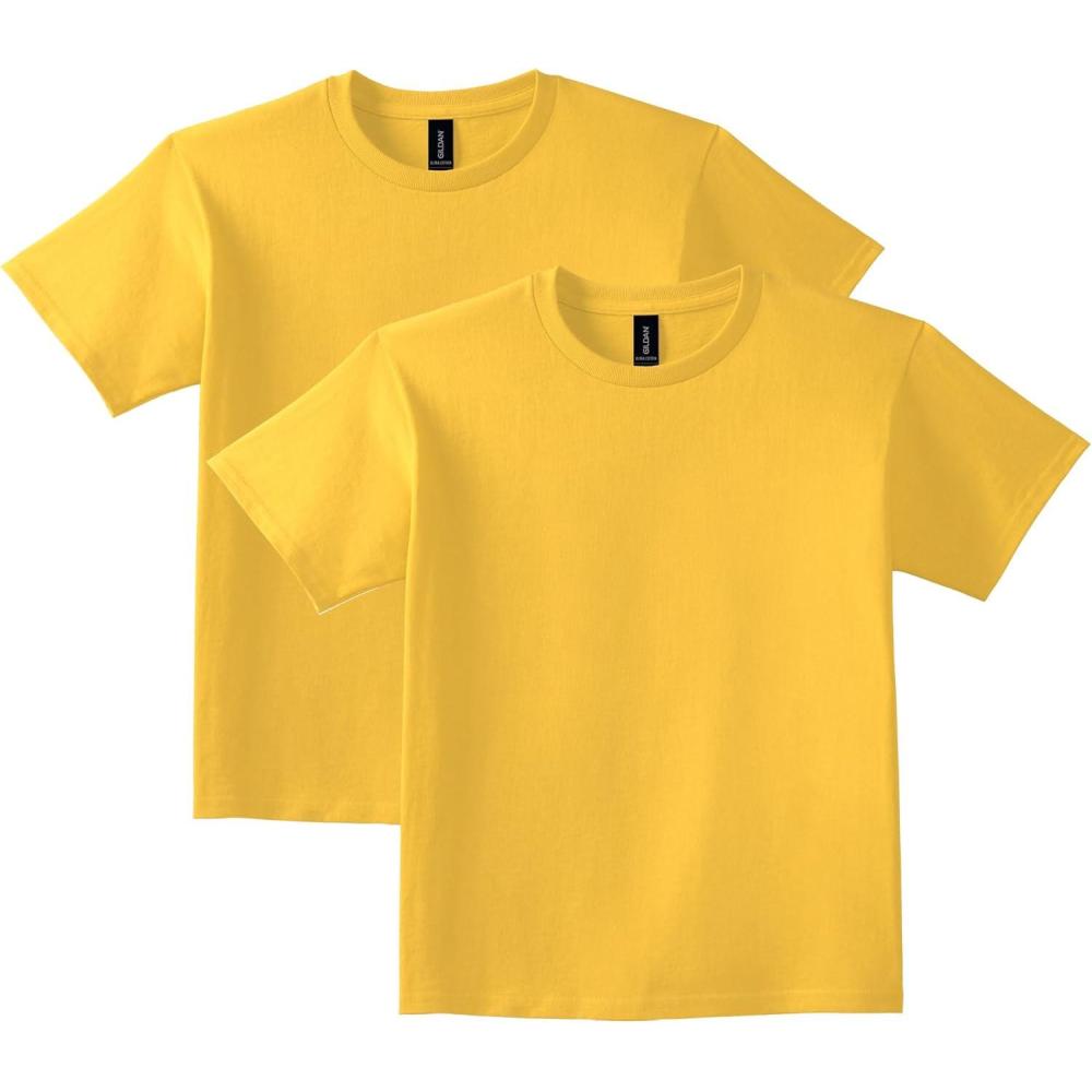 imageGildan Youth Ultra Cotton TShirt Style G2000B MultipackDaisy 2pack