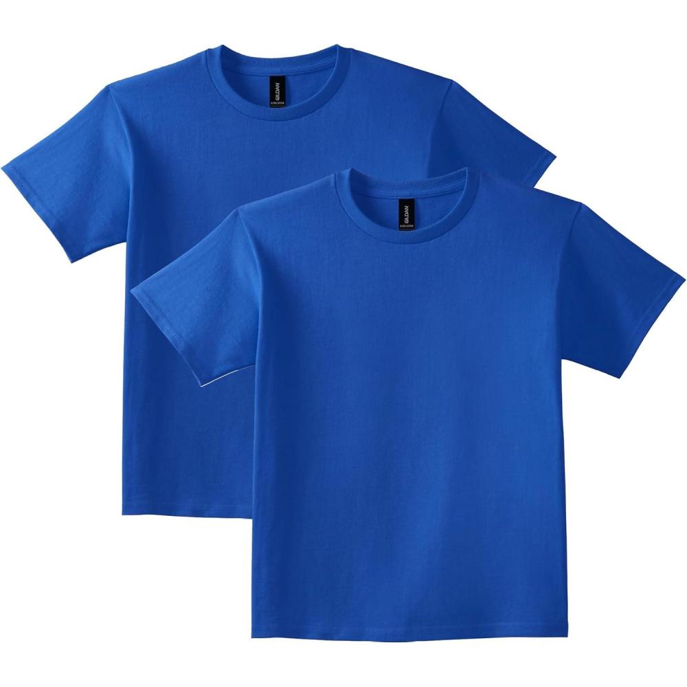 imageGildan Youth Ultra Cotton TShirt Style G2000B MultipackRoyal 2pack