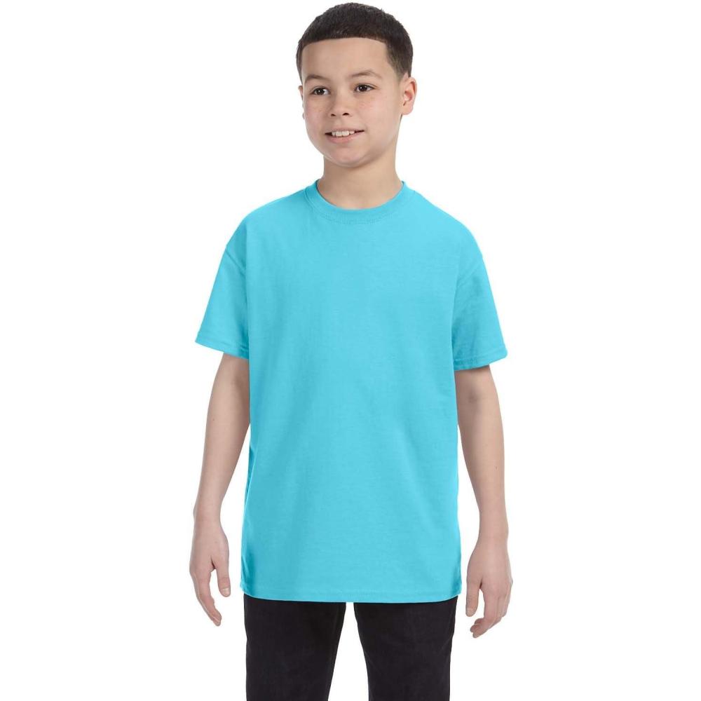 imageGildan Youth Ultra Cotton TShirt Style G2000B MultipackSky