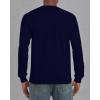 Cotton 6 oz. Long-Sleeve T-Shirt (G240)(Dark Chocolate)