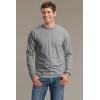 Cotton 6 oz. Long-Sleeve T-Shirt (G240)(Grey)