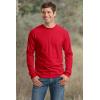 Cotton 6 oz. Long-Sleeve T-Shirt (G240)(Red)