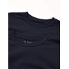 Gildan Adult DryBlend Long Sleeve T-Shirt, Style G8400, 2-Pack(Navy)