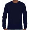 Gildan Adult DryBlend Long Sleeve T-Shirt, Style G8400, 2-Pack(Royal Blue)