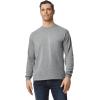 Gildan Adult DryBlend Long Sleeve T-Shirt, Style G8400, 2-Pack(Sport Grey)