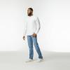 Gildan Adult DryBlend Long Sleeve T-Shirt, Style G8400, 2-Pack(White)