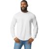 Gildan Adult DryBlend Long Sleeve T-Shirt, Style G8400, 2-Pack(White)