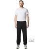 Gildan Adult Fleece Elastic Bottom Sweatpants, Style G18200(Black)