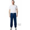 Gildan Adult Fleece Elastic Bottom Sweatpants, Style G18200(Navy)