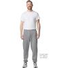 Gildan Adult Fleece Elastic Bottom Sweatpants, Style G18200(Sport Grey)