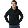 Gildan Adult Fleece Hoodie Sweatshirt, Style G18500, Multipack(Black (2-pack))