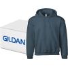 Gildan Adult Fleece Hoodie Sweatshirt, Style G18500, Multipack(Dark Heather – Case of 24)