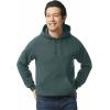 Gildan Adult Fleece Hoodie Sweatshirt, Style G18500, Multipack(Dark Heather (2-pack))
