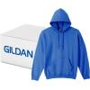 Gildan Adult Fleece Hoodie Sweatshirt, Style G18500, Multipack(Royal (24-pack))