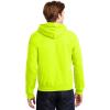 Gildan Adult Fleece Hoodie Sweatshirt, Style G18500, Multipack(Safety Green)