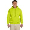 Gildan Adult Fleece Hoodie Sweatshirt, Style G18500, Multipack(Safety Green)