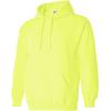 Gildan Adult Fleece Hoodie Sweatshirt, Style G18500, Multipack(Safety Green)
