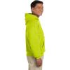 Gildan Adult Fleece Hoodie Sweatshirt, Style G18500, Multipack(Safety Green)
