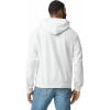 Gildan Adult Fleece Hoodie Sweatshirt, Style G18500, Multipack(White (2-pack))