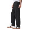 Gildan Adult Fleece Open Bottom Sweatpants with Pockets, Style G18300(Black)