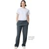 Gildan Adult Fleece Open Bottom Sweatpants with Pockets, Style G18300(Dark Heather)