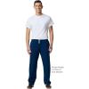 Gildan Adult Fleece Open Bottom Sweatpants with Pockets, Style G18300(Navy)