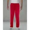 Gildan Adult Fleece Open Bottom Sweatpants with Pockets, Style G18300(Red)