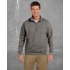 Gildan Adult Fleece Quarter-Zip Cadet Collar Sweatshirt, Style G18800(Charcoal)
