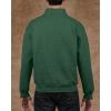 Gildan Adult Fleece Quarter-Zip Cadet Collar Sweatshirt, Style G18800(Russet)