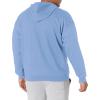 Gildan Adult Fleece Zip Hoodie Sweatshirt, Style G18600, Multipack(Carolina Blue)