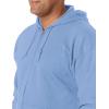 Gildan Adult Fleece Zip Hoodie Sweatshirt, Style G18600, Multipack(Carolina Blue)