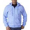 Gildan Adult Fleece Zip Hoodie Sweatshirt, Style G18600, Multipack(Large light Blue)