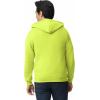Gildan Adult Fleece Zip Hoodie Sweatshirt, Style G18600, Multipack(Safety Green (1-pack))