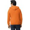 Gildan Adult Fleece Zip Hoodie Sweatshirt, Style G18600, Multipack(Safety Orange (1-pack))