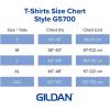 Gildan Adult Heavy Cotton 3/4 Raglan T-Shirt, Style G5700, 2-Pack(White/Black)
