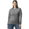 Gildan Adult Heavy Cotton Long Sleeve T-Shirt, Style G5400, 2-Pack(Graphite Heather)