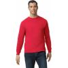 Gildan Adult Heavy Cotton Long Sleeve T-Shirt, Style G5400, 2-Pack(Red)
