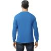 Gildan Adult Heavy Cotton Long Sleeve T-Shirt, Style G5400, 2-Pack(Royal)