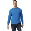 Gildan Adult Heavy Cotton Long Sleeve T-Shirt, Style G5400, 2-Pack(Royal)