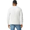 Gildan Adult Heavy Cotton Long Sleeve T-Shirt, Style G5400, 2-Pack(White)