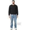 Gildan Adult Softstyle Crewneck Sweatshirt, Style GSF000(Black)