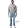 Gildan Adult Softstyle Crewneck Sweatshirt, Style GSF000(Sport Grey)