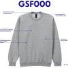 Gildan Adult Softstyle Crewneck Sweatshirt, Style GSF000(Sport Grey)