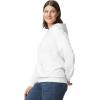 Gildan Adult Softstyle Hoodie Sweatshirt, Style GSF500(White)