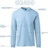 Gildan Adult Ultra Cotton Long Sleeve T-Shirt, Style G2400, Multipack(Ash Grey (2-pack))