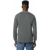 Gildan Adult Ultra Cotton Long Sleeve T-Shirt, Style G2400, Multipack(Charcoal (3-pack))