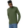 Gildan Adult Ultra Cotton Long Sleeve T-Shirt, Style G2400, Multipack(Military Green (2-pack))